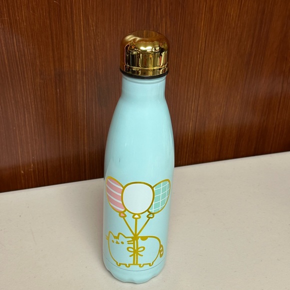 Pusheen Cat and Balloons print Stainless Steel Drink bottle - Picture 3 of 11